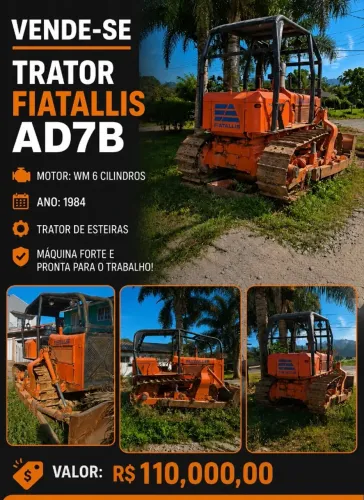 Trator fiatallis ad7b