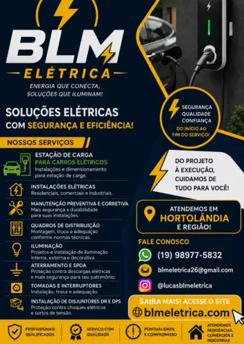 Eletricista Hortolândia e região