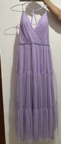 Vestido de festa usado uma vez tamanho M altura 152