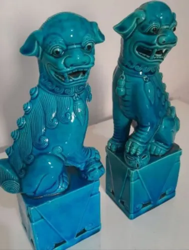Par de cães fó 