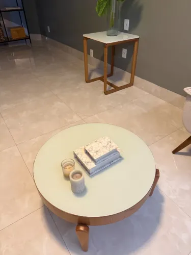 Mesas de centro e canto para sala de estar
