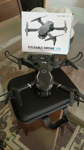 Foldable drone v88 HD câmera uav