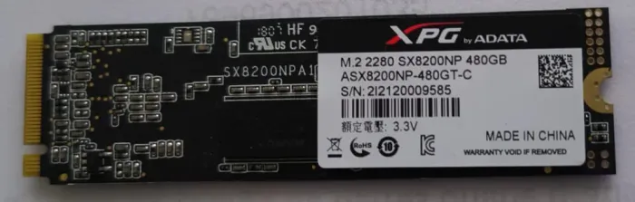 SSD XPG ADATA 480GB, interno
