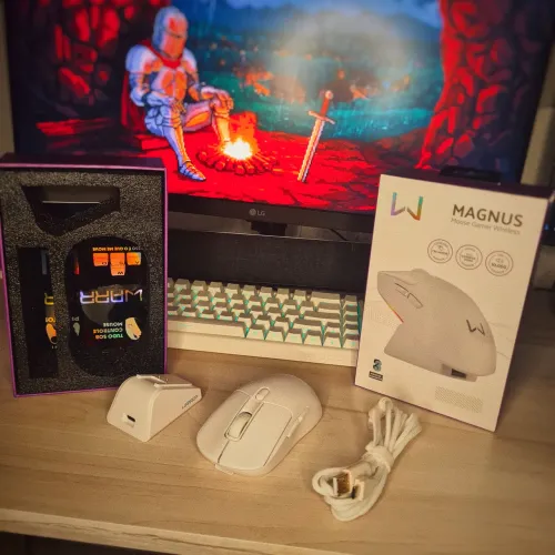 Mouse Gamer Sem Fio - Novo