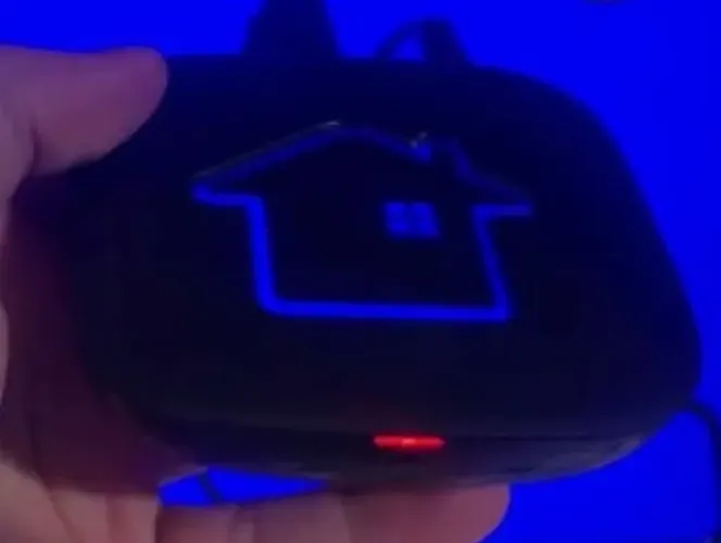 Luz vermelha travada