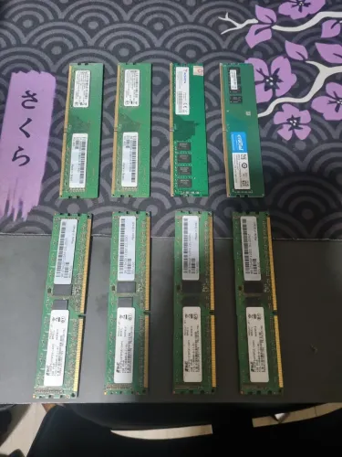 Lote memórias RAM funcionando