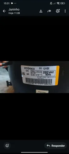 Compressor refrigeração novo 4 unidades