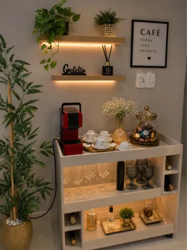 Balcão café e bar