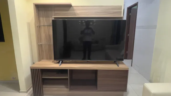 Estante home marrom