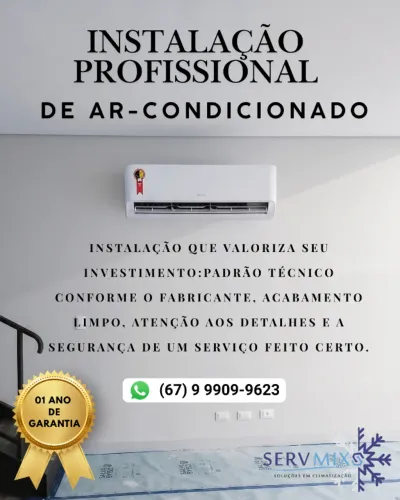 Instalação Profissional de Ar-Condicionado