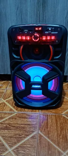Caixa de Som Amvox 220 watts bivolt