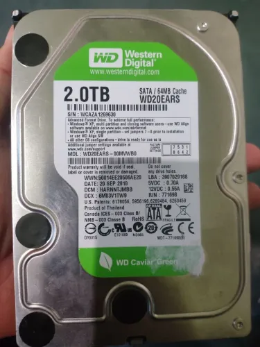 HD 2 TB Western Digital