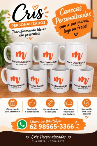 Caneca personalizada de porcelana