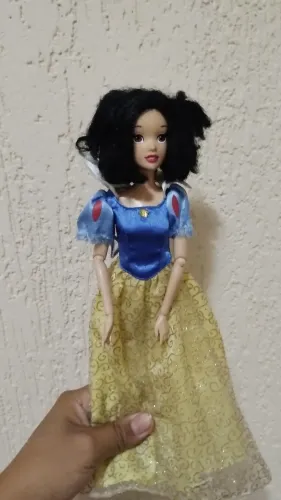 Boneca branca de neve original articulada relíquia