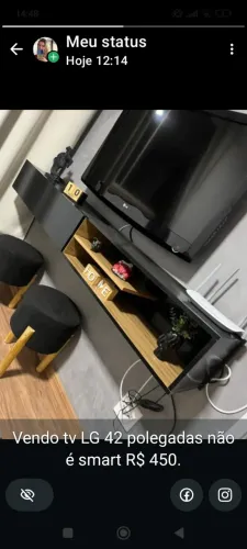 Tv 42 polegadas LCD não é smart