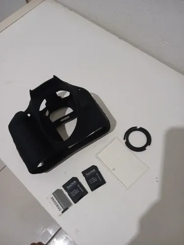 Capinha para Câmeras Cânon EOS + Adaptadores Cartão de Memória Micro para M SD