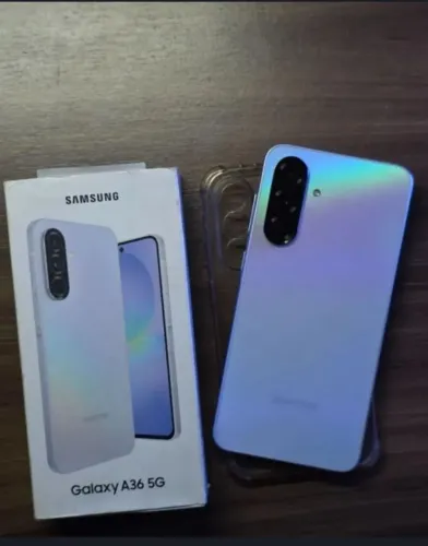 Troco Samsung A36 5g novo ainda na garantia da loja por iPhone chama