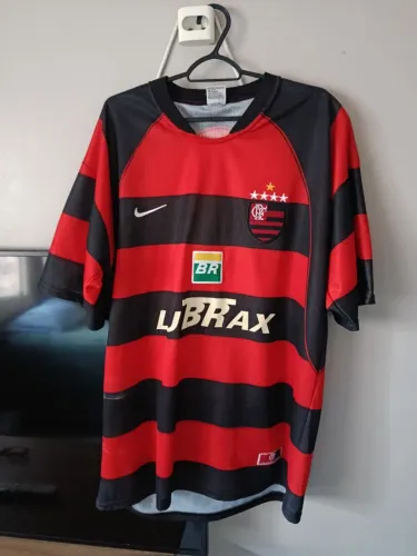 camisa flamengo 2003-2004 (gg) original de época, impecável, raridade nesse estado