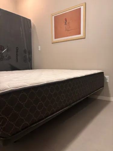 Cama King Vivar - base + colchão 