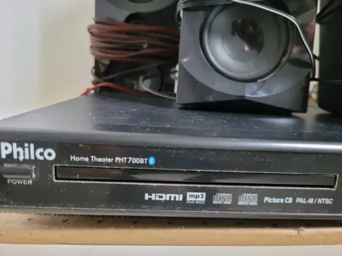 Home Theater, PHT700BT com conectividade Bluetooth, HDMI, USB e CD, 550W RMS, Philco