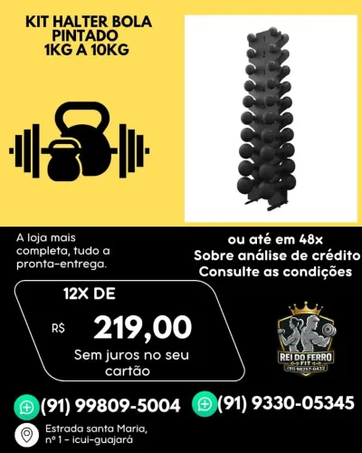 Kit halter pintado 