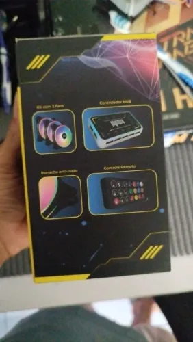 Kit 3 fans +controladora