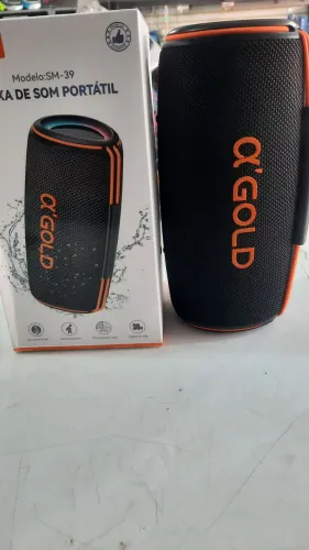Caixa de som da Gold
