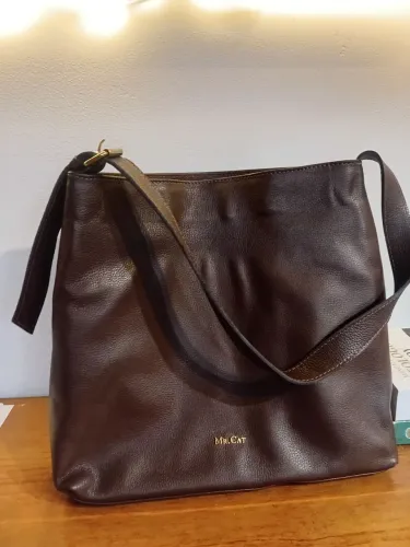 Bolsa de couro MR.CAT NOVA