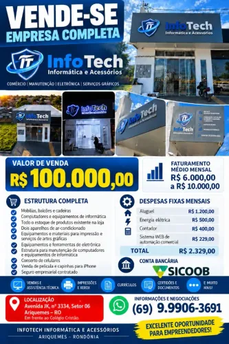 Loja completa de Informática e Acessórios.