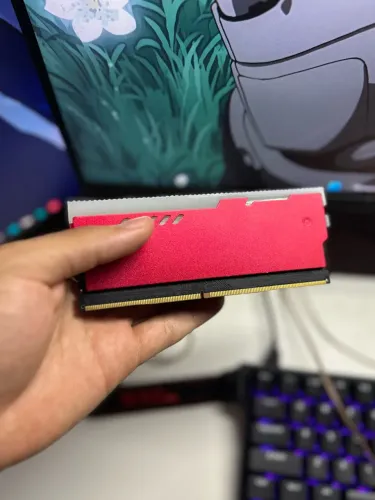 MEMÓRIA RAM 16GB RGB 3200MHZ PRA SAIR LOGO