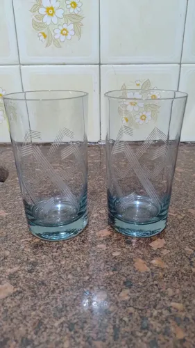 Conjunto de Copos de Cristal 