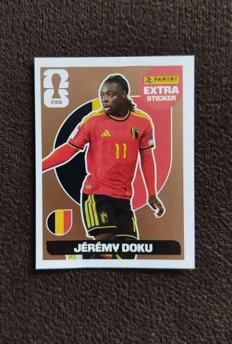 Figurinha EXTRA do jogador Doku lá ele