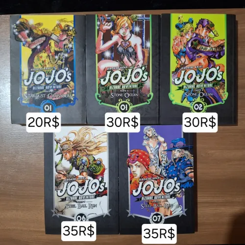 mangás de jojo's bizarre adventure