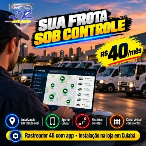 Rastreamento de Frota - Caminhão, Van e Utilitário - R$ 40/mês por veículo