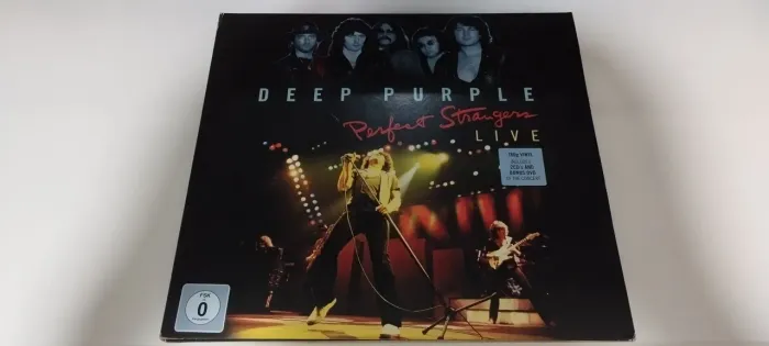 LP duplo + CD duplo + DVD Deep Purple Perfect Stranger Live