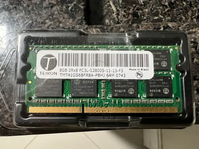 Memória RAM Teikon 8Gb DDR3 PC3L SODIMM