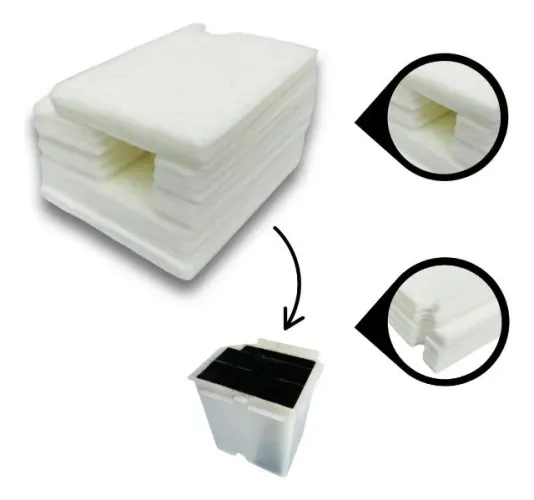 Almofada Esponja Feltro Epson L3110 L3150 L3210 L3250 L5190 L1250
