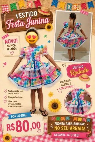Vestido festa junina!! 