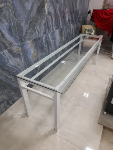 Mesa de vidro temperado 8 lugares (sem cadeiras)