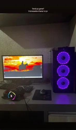 VENDO PC GAMER PRATICAMENTE NOVO