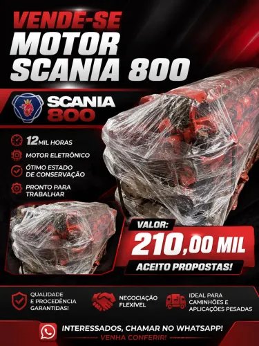 Motor Scania 800