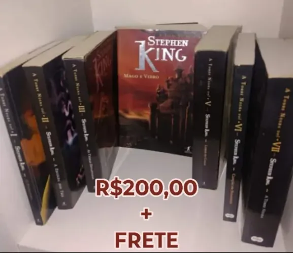 coleção torre negra 7 livros