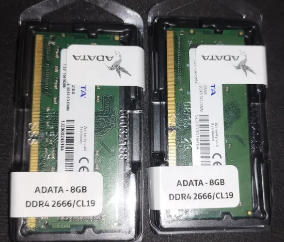MEMÓRIA RAM ADATA DDR4 2X8GB(2666MHZ)