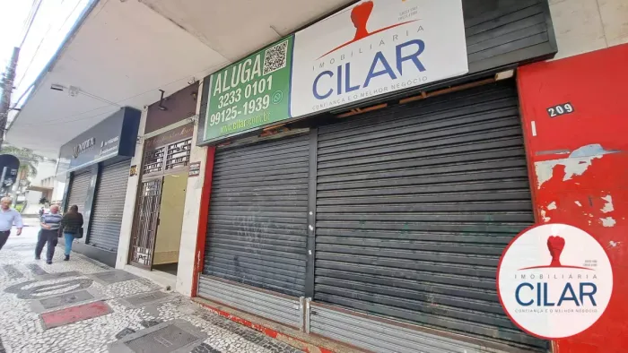 Imobiliária Cilar Aluga Loja no Centro com 104m², Ref. 00350.001-CILAR