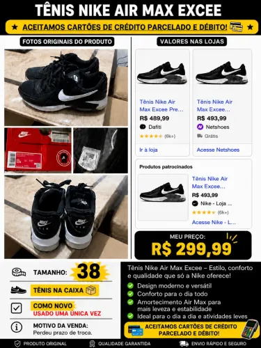 Nike Preto 