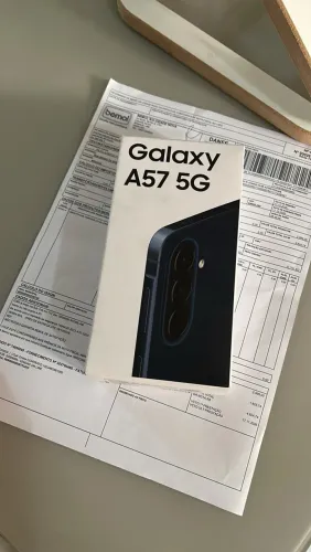 ? Samsung Galaxy A57 5G 256GB Azul | Novo na Caixa | Com Nota Fiscal