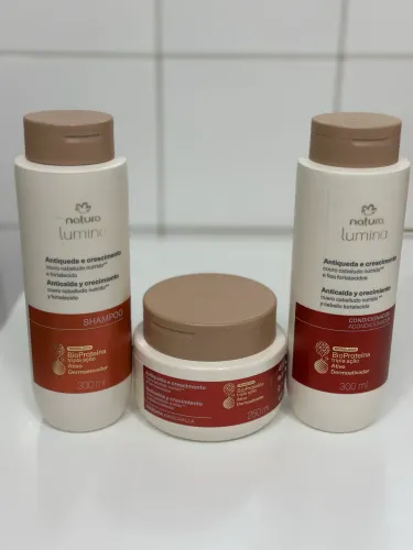 Super kit completo cabelo anti queda e crescimento natura