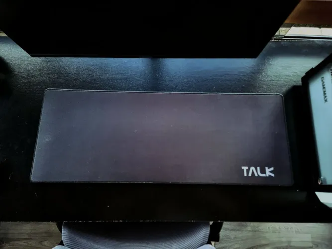 mousepad preto 800x300x5mm talk