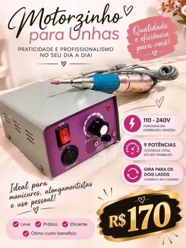 Motor de unha 110-220v 