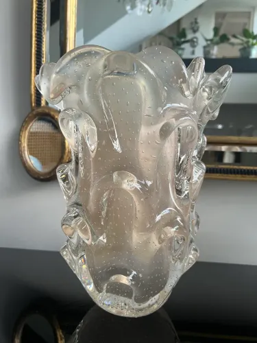 Vaso Murano vintage rose 